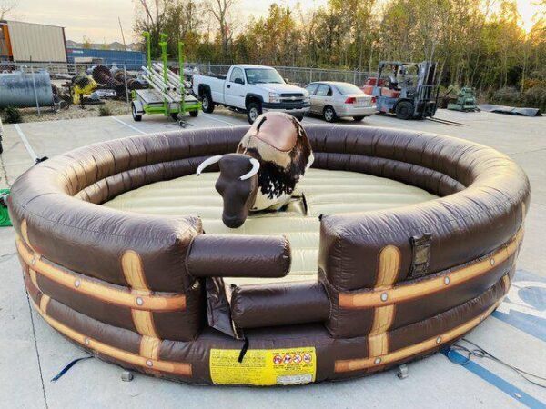 Mechanical bull 16ft L x 16ft W x 7.25ft H