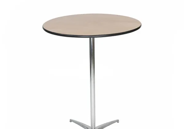 30" Cocktail Round Birchwood Table